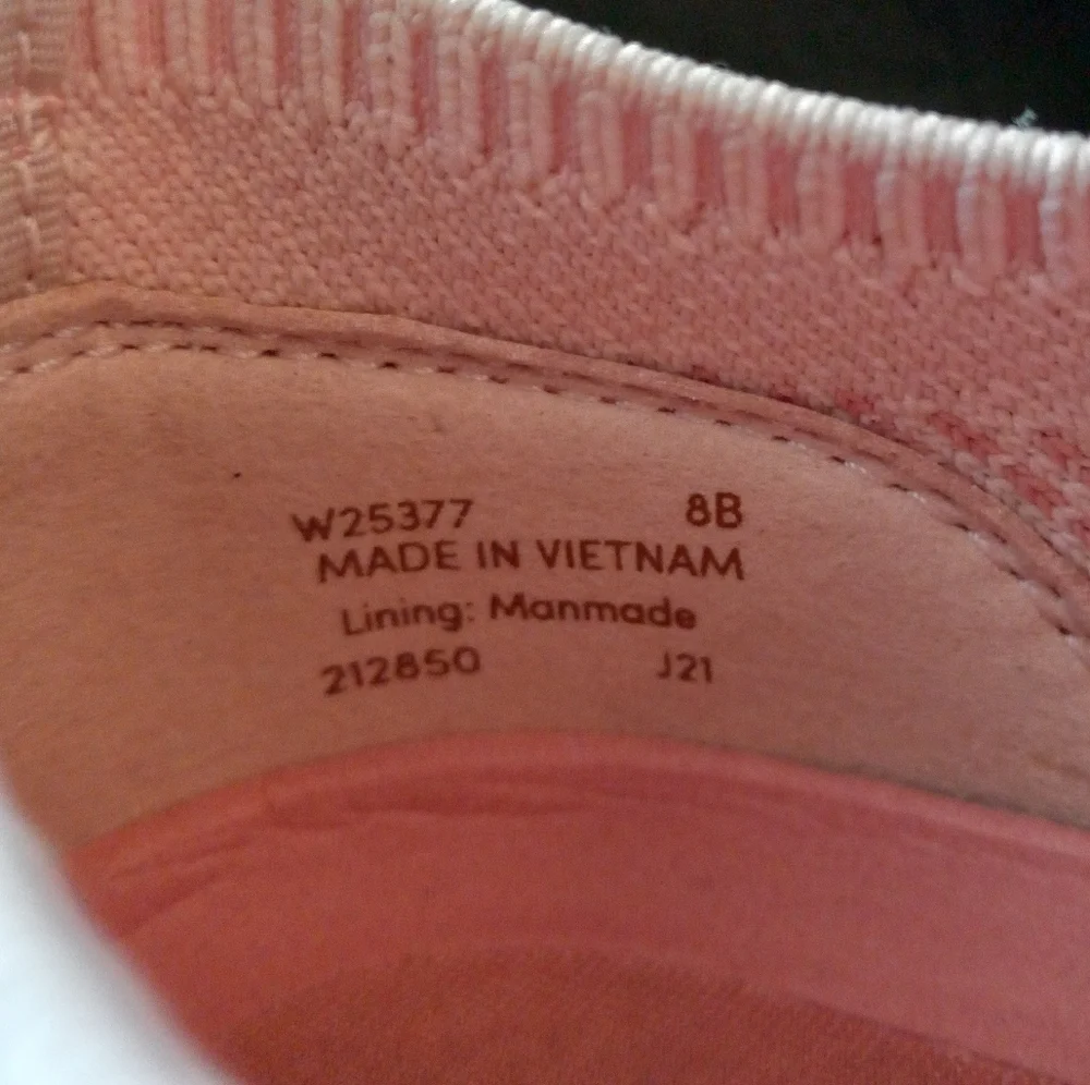Cole Haan Zero Grand Women's sz 8 8B pink woven sneakers athletic shoes - Picture 7 of 7